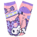 Japan Sanrio Jacquard Socks - Kuromi : Animal Fashion - 1