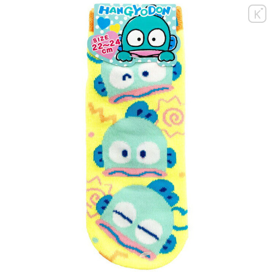Japan Sanrio Jacquard Socks - Hangyodon : Pop Face - 1