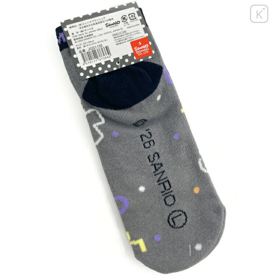 Japan Sanrio Jacquard Socks - Badtz-maru : Pop Face - 2