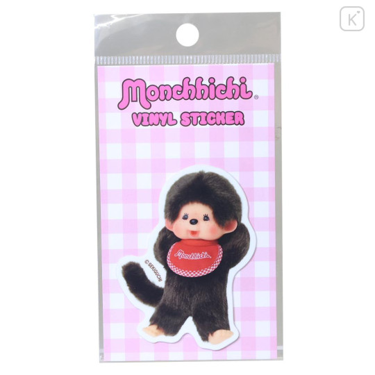 Japan Monchhichi Vinyl Sticker - Monchhichi-kun : ID Photo Relax - 1