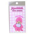 Japan Monchhichi Vinyl Sticker - Monchhichi-kun : ID Photo Colors Pink - 1