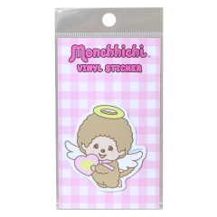 Japan Monchhichi Vinyl Sticker - Monchhichi-kun : Angel Heart