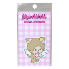 Japan Monchhichi Vinyl Sticker - Monchhichi-chan : Angel Star