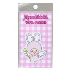 Japan Monchhichi Vinyl Sticker - Chimutan : Angel Star