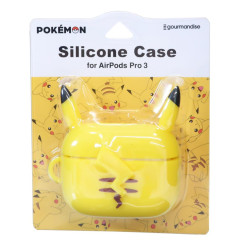 Japan Pokemon AirPods Pro 3 Silicone Case - Pikachu : Back