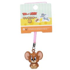 Japan Tom and Jerry Tiny Charm Face-Shaped Bell Netsuke - Jerry