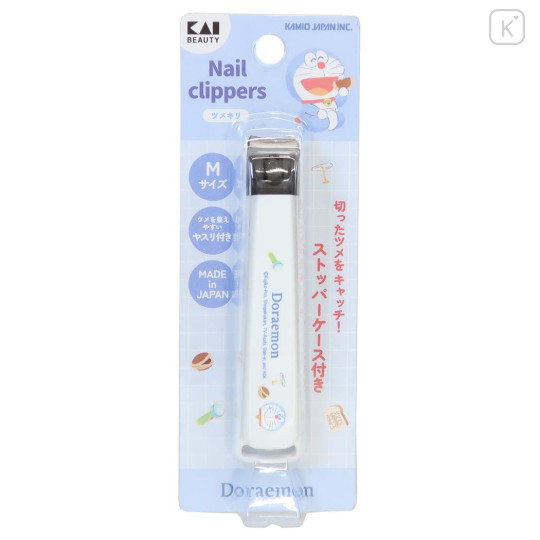 Japan Doraemon Nail Clipper - Doraemon : White - 1