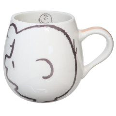 Japan Peanuts Porcelain Mug - Charlie Brown : Face