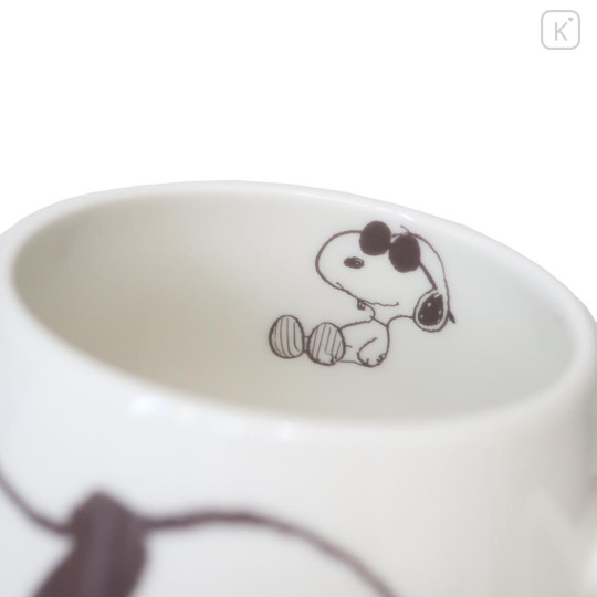 Japan Peanuts Porcelain Mug - Joe Cool : Face - 3