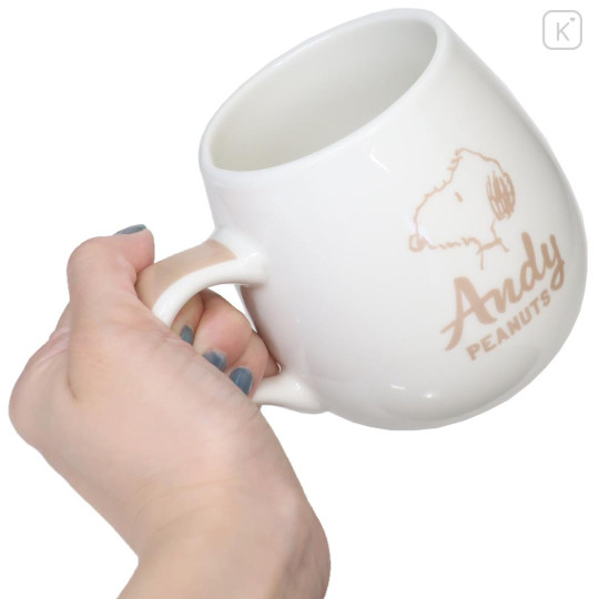 Japan Peanuts Porcelain Mug - Andy : Face - 2