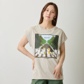 Japan Mofusand Wide Sleeveless Top (M) - Meow Natural - 4