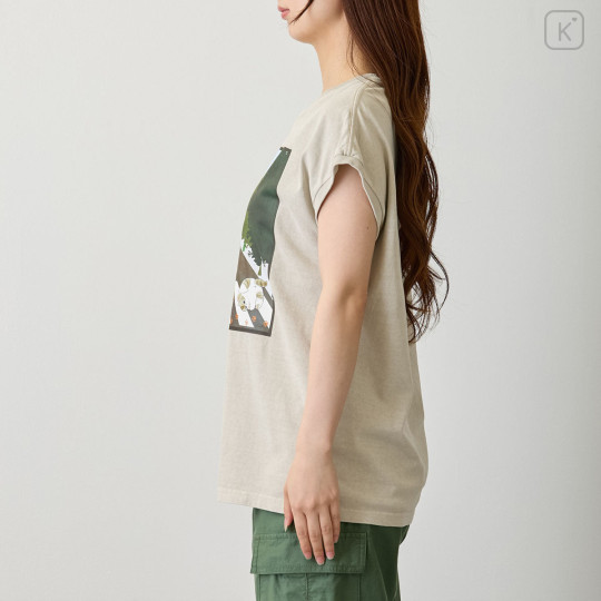Japan Mofusand Wide Sleeveless Top (M) - Meow Natural - 7
