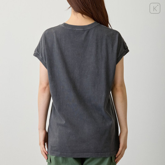 Japan Mofusand Wide Sleeveless Top (L) - Purr Mix Master Sumi Black - 8