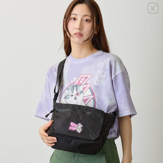 Japan Mofusand Body Bag - With Nyan Black - 2