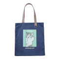 Japan Mofusand Lenticular Tote Bag - Popping Cat Navy - 5