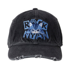 Japan Mofusand Cap - Rock Nyan Black