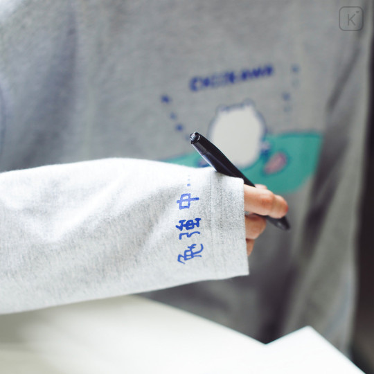 Japan Chiikawa Long-Sleeve T-Shirt (M) - Chiikawa : Exam Study - 4