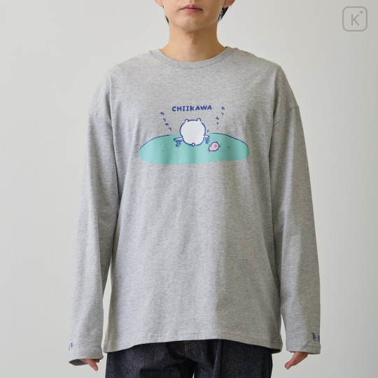 Japan Chiikawa Long-Sleeve T-Shirt (M) - Chiikawa : Exam Study - 8