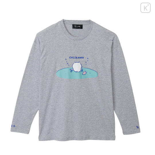 Japan Chiikawa Long-Sleeve T-Shirt (L) - Chiikawa : Exam Study - 1