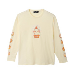 Japan Chiikawa Long-Sleeve T-Shirt (L) - Usagi : Donut Yellow Beige