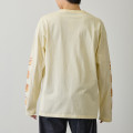 Japan Chiikawa Long-Sleeve T-Shirt (L) - Usagi : Donut Yellow Beige - 8