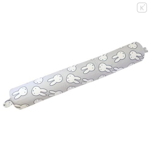 Japan Miffy Travel Fluffy Neck Pillow Cushion - Miffy : Grey - 4