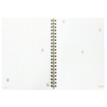 Japan Miffy A5 Ring Notebook - Miffy : Aurora Hologram Face Ivory - 3
