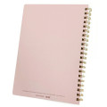Japan Miffy A5 Ring Notebook - Miffy : Aurora Hologram Face Pink - 2