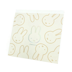 Japan Miffy Square Memo Pad - Miffy : Aurora Hologram Face Ivory