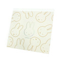 Japan Miffy Square Memo Pad - Miffy : Aurora Hologram Face Ivory - 1