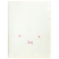 Japan Miffy 3 Pockets A4 Index File - Miffy : Aurora Hologram Face Ivory - 1