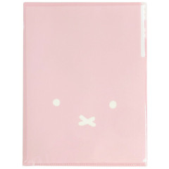 Japan Miffy 3 Pockets A4 Index File - Miffy : Aurora Hologram Face Pink
