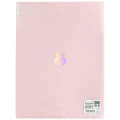 Japan Miffy 3 Pockets A4 Index File - Miffy : Aurora Hologram Face Pink - 2