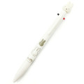 Japan Miffy Mascot 3 Color Multi Ballpoint Pen - Miffy : Face Ivory White - 1