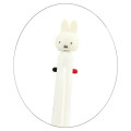 Japan Miffy Mascot 3 Color Multi Ballpoint Pen - Miffy : Face Ivory White - 2