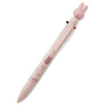 Japan Miffy Mascot 3 Color Multi Ballpoint Pen - Miffy : Face Pink - 1