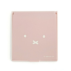 Japan Miffy Folding Stand Mirror (S) - Miffy : Face Pink
