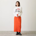 Japan Chiikawa Long-Sleeve T-Shirt (M) - I Love Chiikawa : White - 8