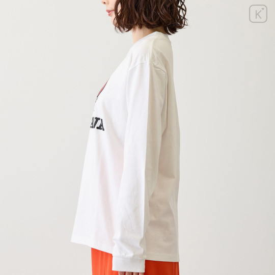 Japan Chiikawa Long-Sleeve T-Shirt (L) - I Love Chiikawa : White - 5