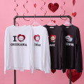 Japan Chiikawa Long-Sleeve T-Shirt (M) - I Love Hachiware : White - 3