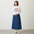 Japan Chiikawa Long-Sleeve T-Shirt (M) - I Love Hachiware : White - 8