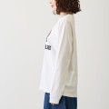 Japan Chiikawa Long-Sleeve T-Shirt (L) - I Love Hachiware : White - 5