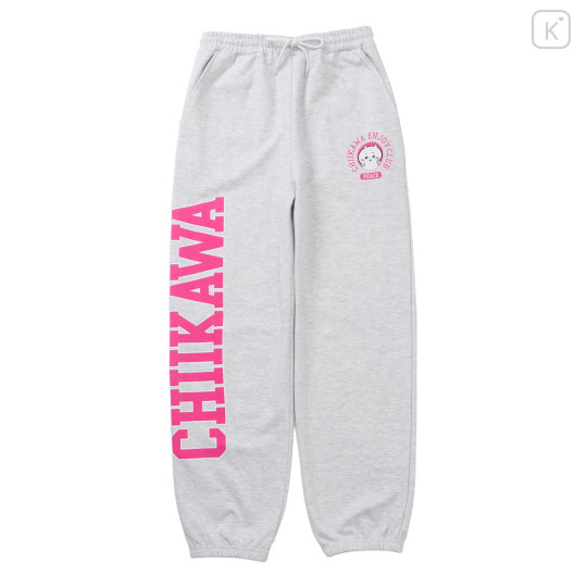 Japan Chiikawa Sweatpants (M) - Chiikawa : Peace Heather Gray - 1