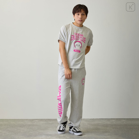 Japan Chiikawa Sweatpants (M) - Chiikawa : Peace Heather Gray - 5