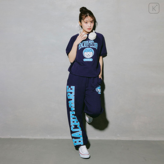 Japan Chiikawa Sweatpants (M) - Hachiware : Peace Navy - 2