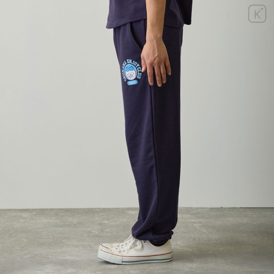 Japan Chiikawa Sweatpants (M) - Hachiware : Peace Navy - 8