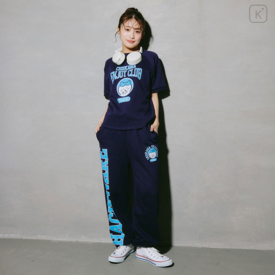 Japan Chiikawa Sweatpants (L) - Hachiware : Peace Navy - 3