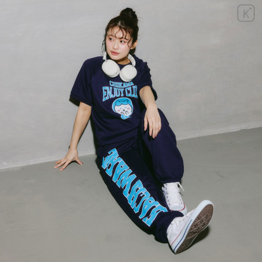 Japan Chiikawa Sweatpants (L) - Hachiware : Peace Navy - 4