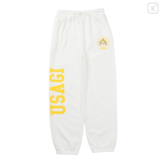 Japan Chiikawa Sweatpants (L) - Usagi : Peace White - 1