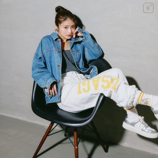 Japan Chiikawa Sweatpants (L) - Usagi : Peace White - 2